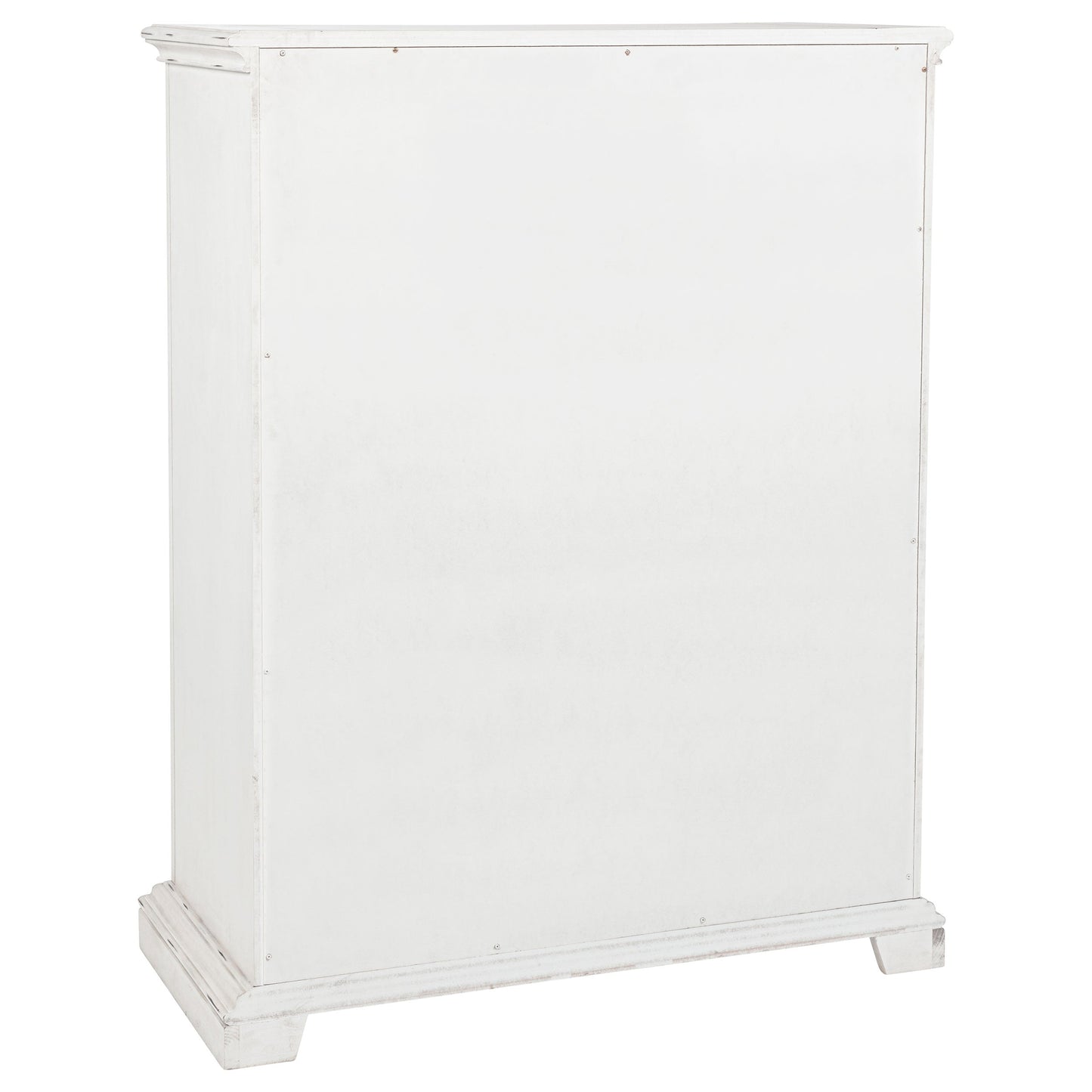 Ensemble de chambre à coucher McKinney 5 pièces avec lit Queen Size, blanc vintage