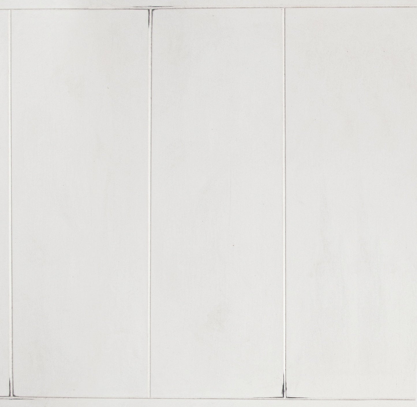 Table de chevet McKinney à 2 tiroirs avec double port USB, blanc vintage