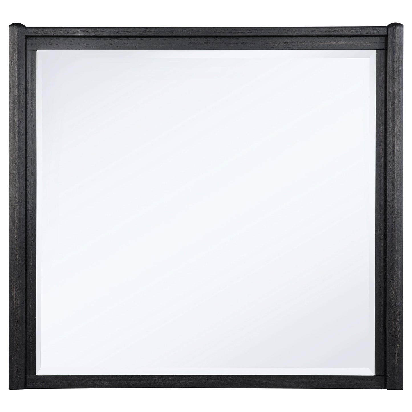 Miroir de commode Leandro noir bruni