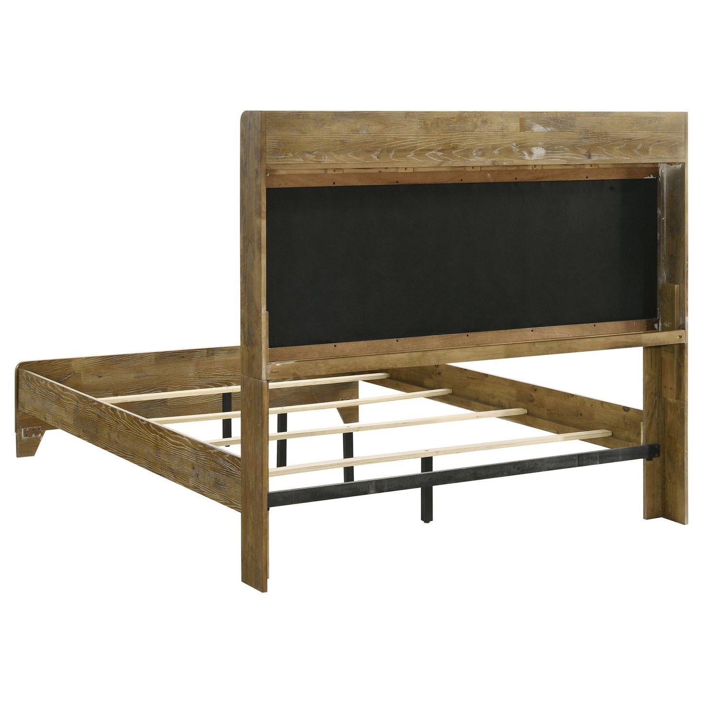Ensemble de chambre à coucher Henderson 4 pièces avec lit king-size oriental en chêne moyen