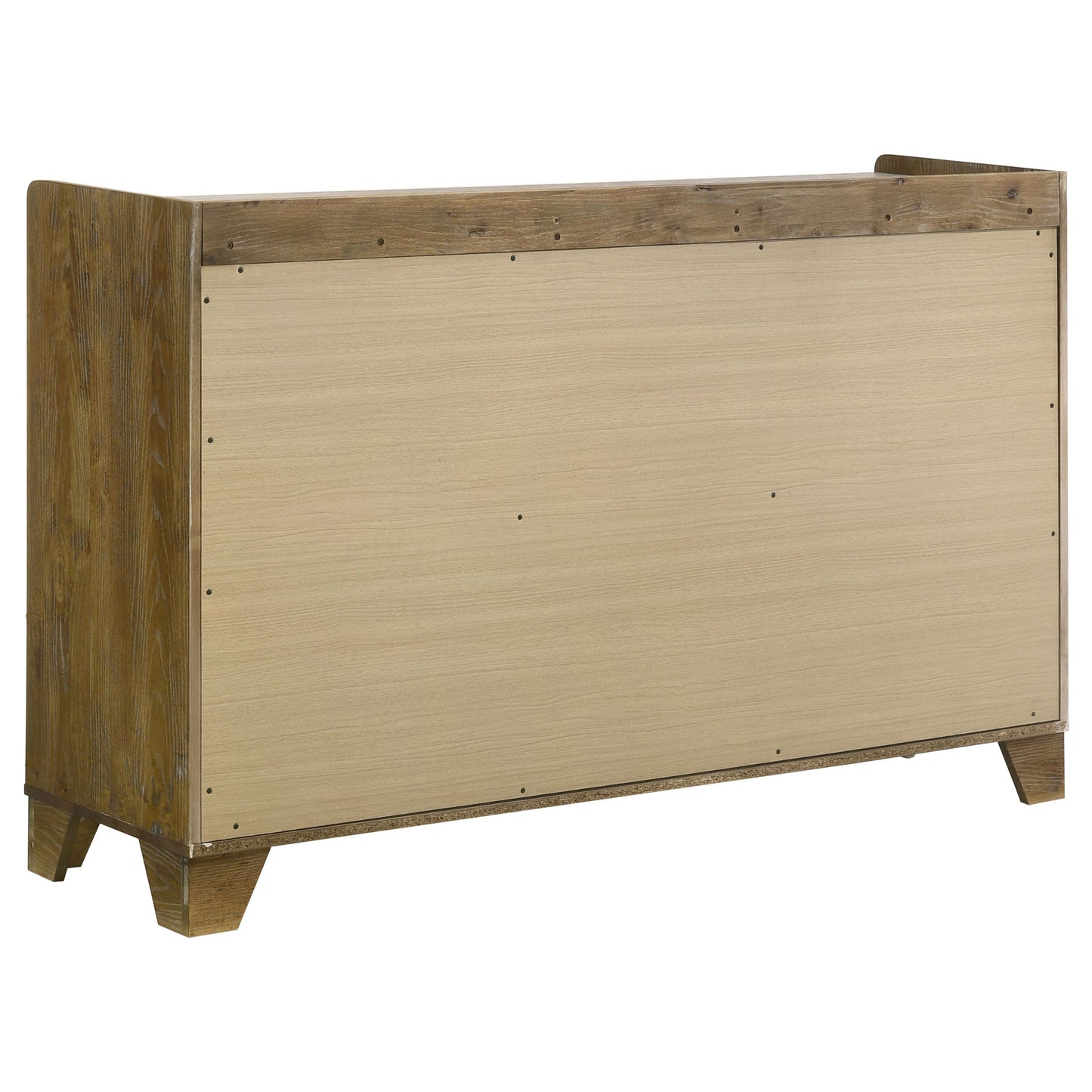 Ensemble de chambre à coucher Henderson 4 pièces avec lit king-size oriental en chêne moyen