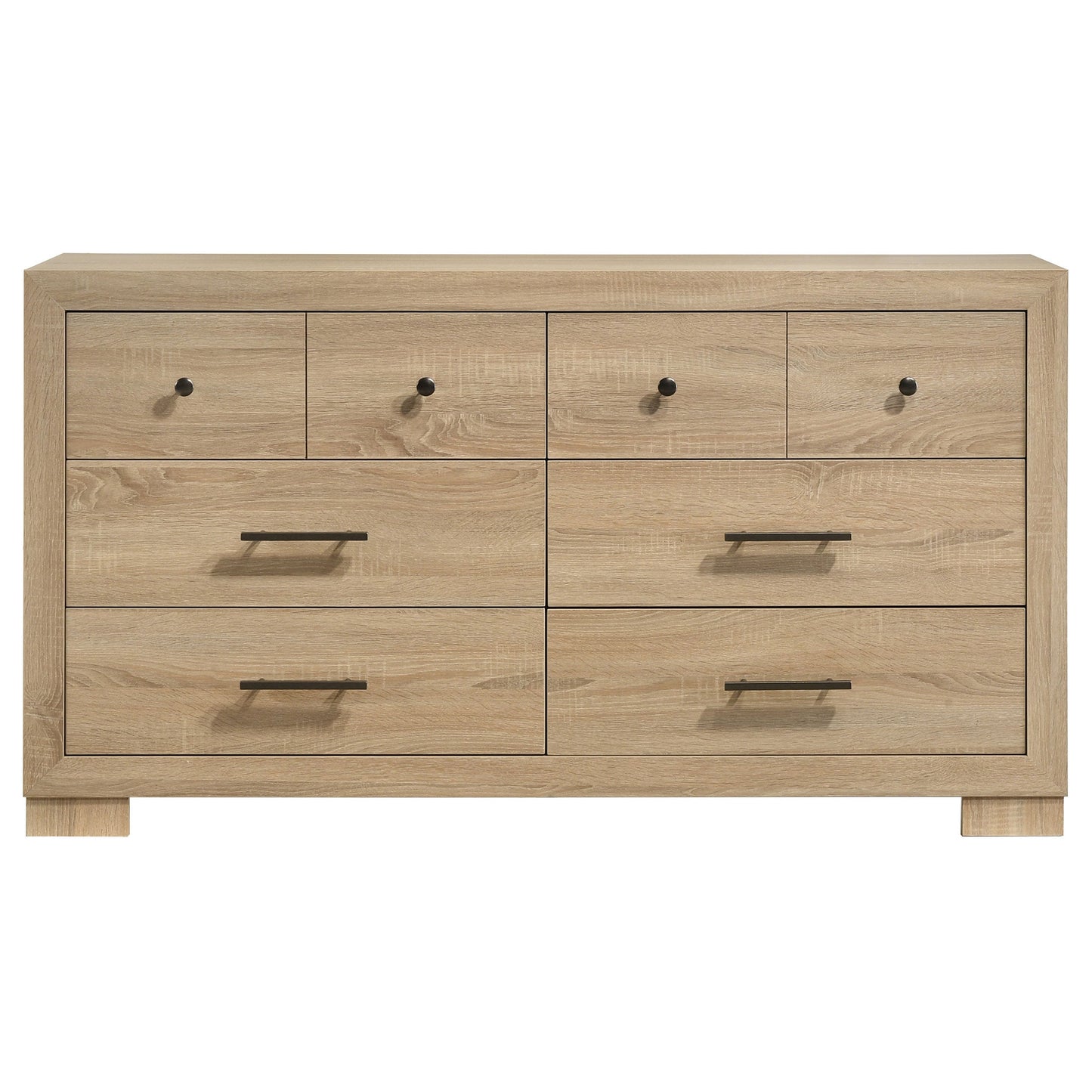 Commode de chambre à 6 tiroirs Arielle en chêne clair
