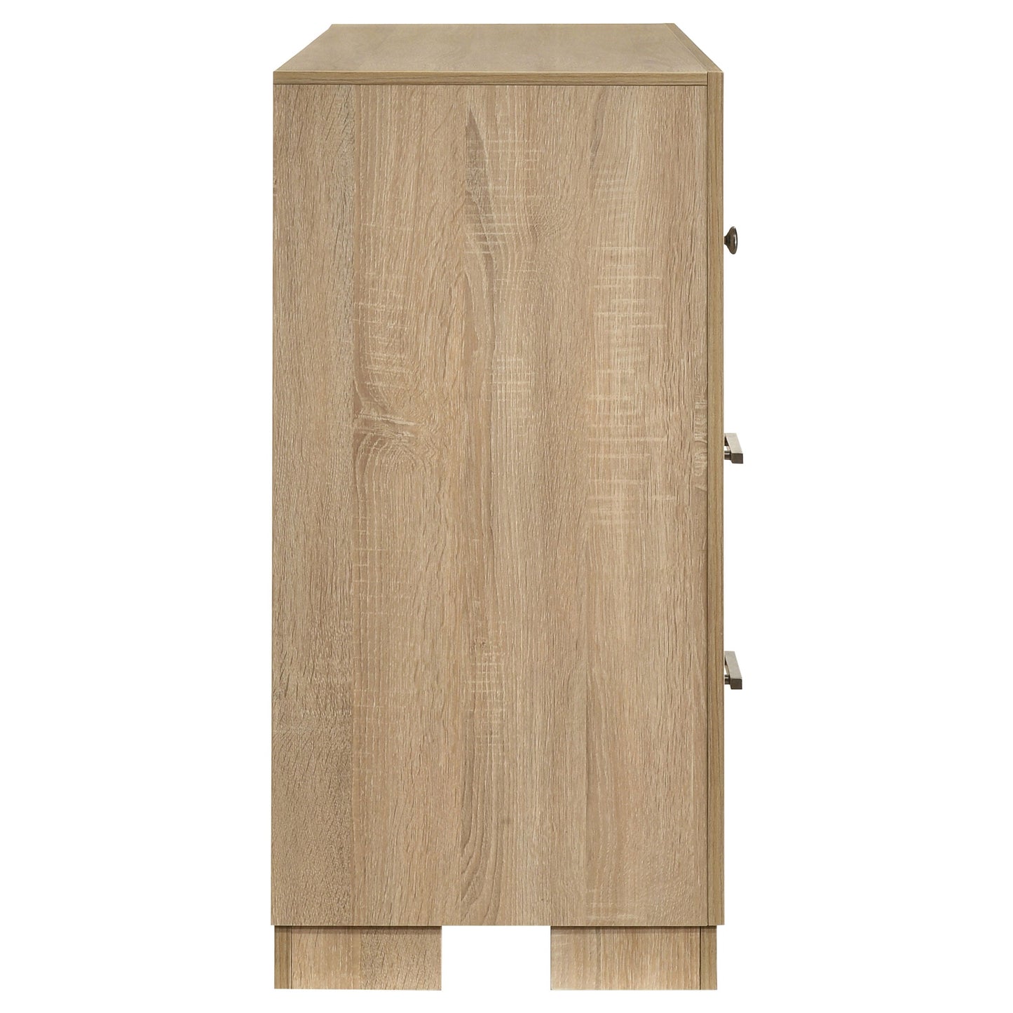 Commode de chambre à 6 tiroirs Arielle en chêne clair