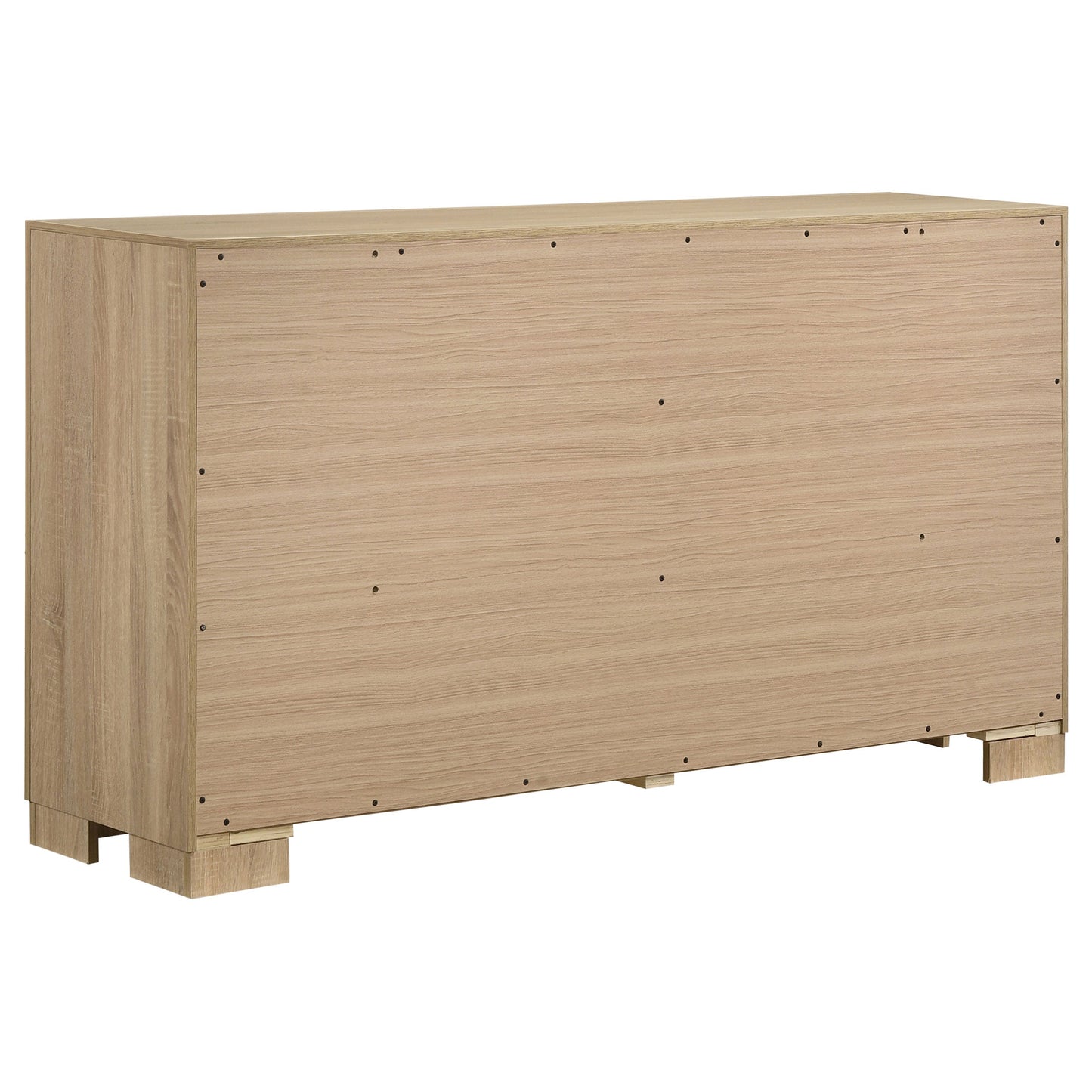 Commode de chambre à 6 tiroirs Arielle en chêne clair