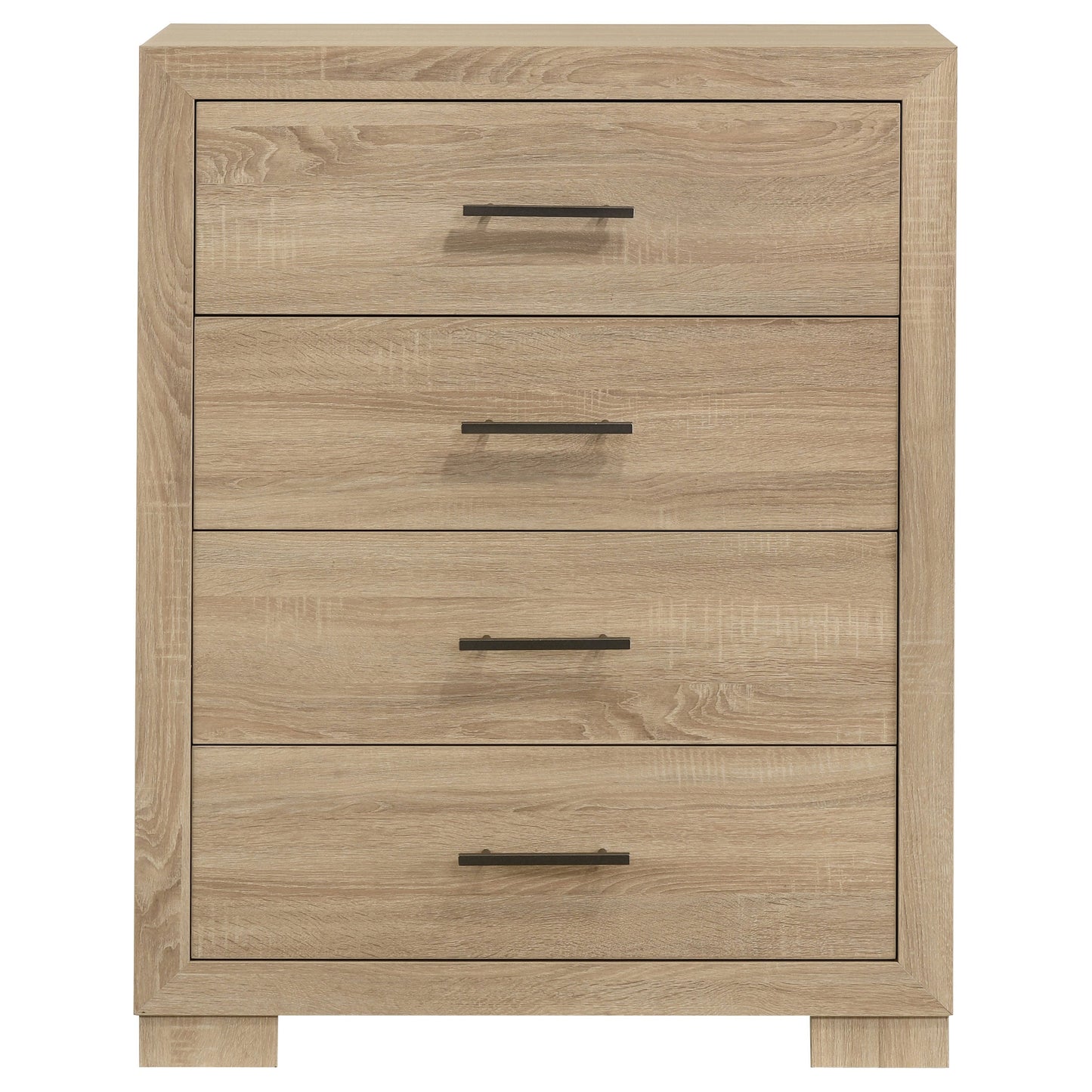 Commode de chambre à 4 tiroirs Arielle en chêne clair