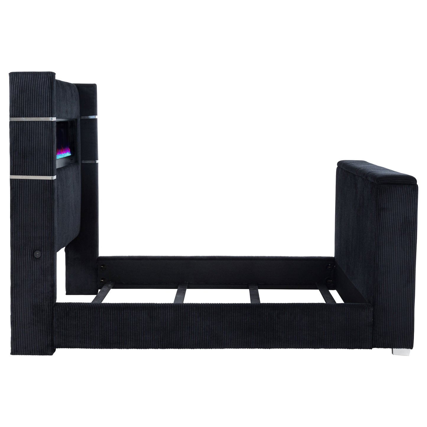 Lit TV à oreilles Tisdall Queen Flame Visualizer noir
