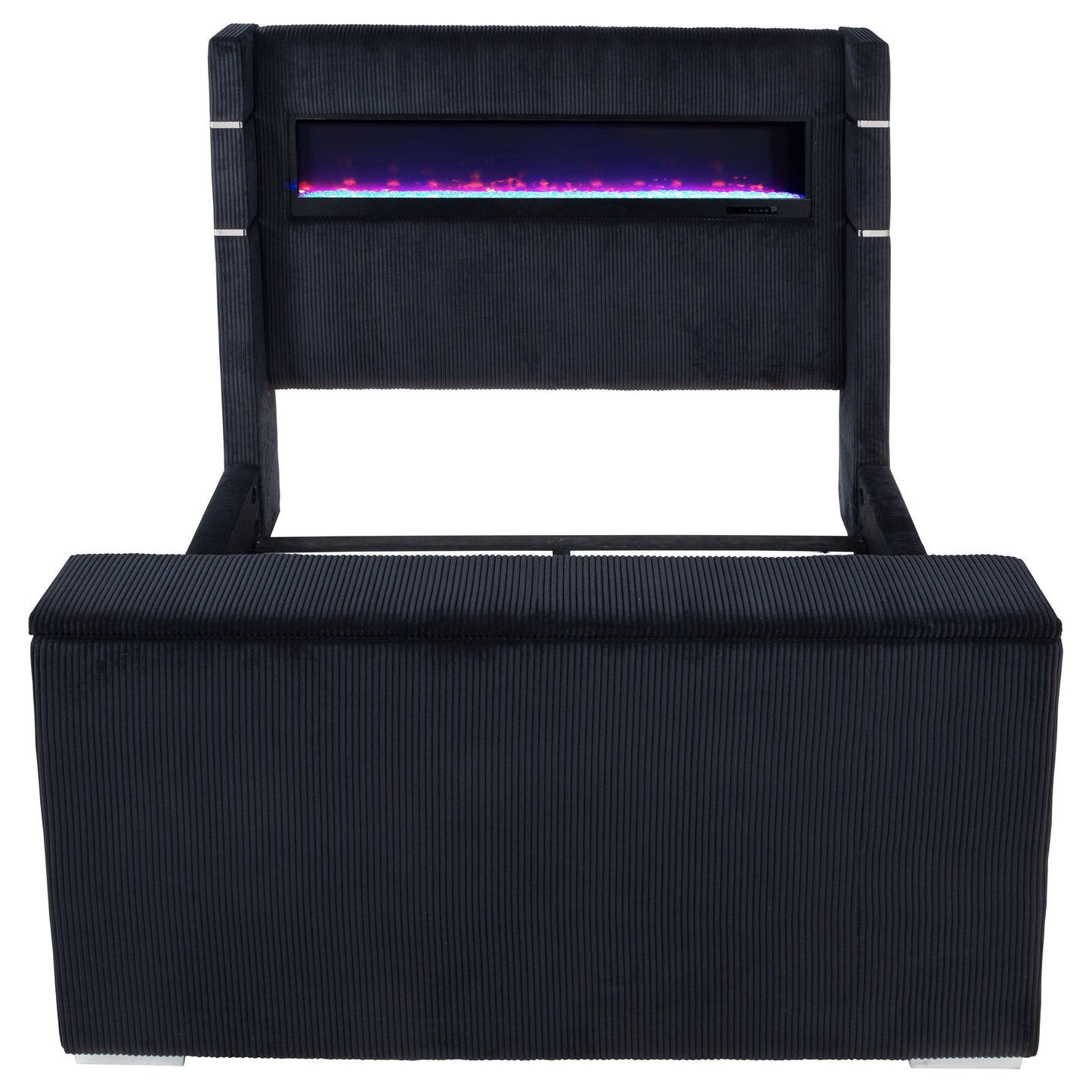 Lit TV à oreilles Tisdall Queen Flame Visualizer noir