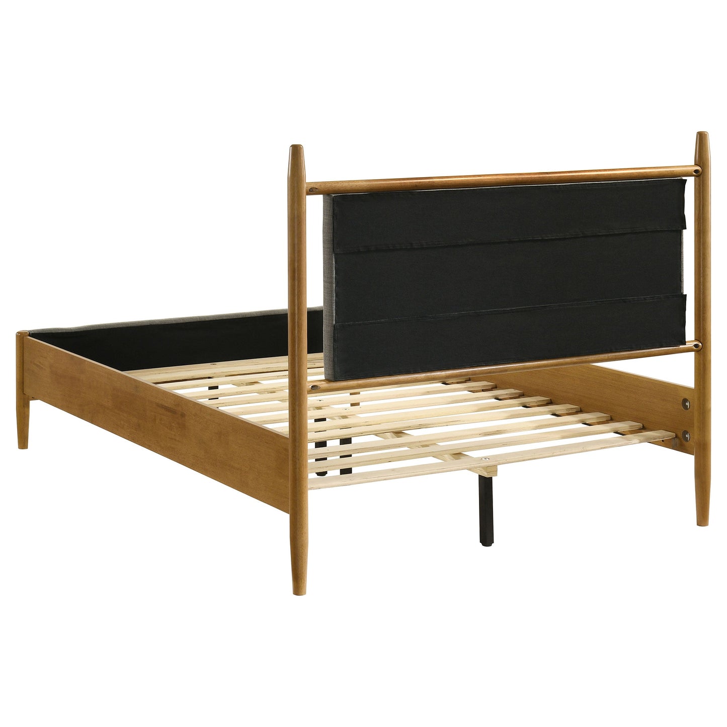 Lit plateforme Mason de 46 pouces, gris et marron clair
