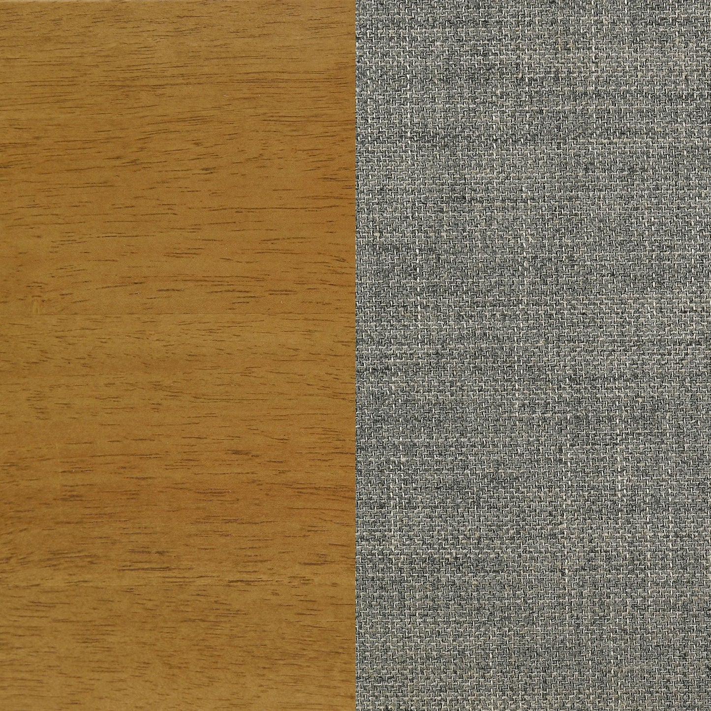 Lit plateforme Mason 46 pouces à panneaux simples, gris et marron clair