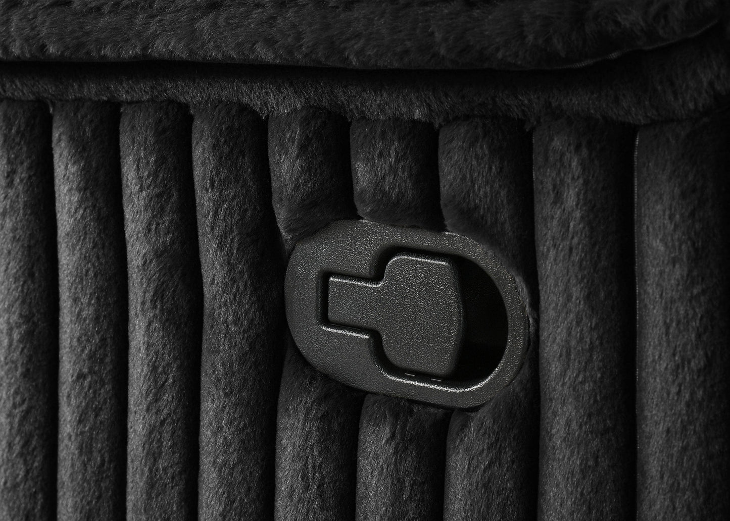 Canapé sectionnel inclinable rembourré Atkinson noir