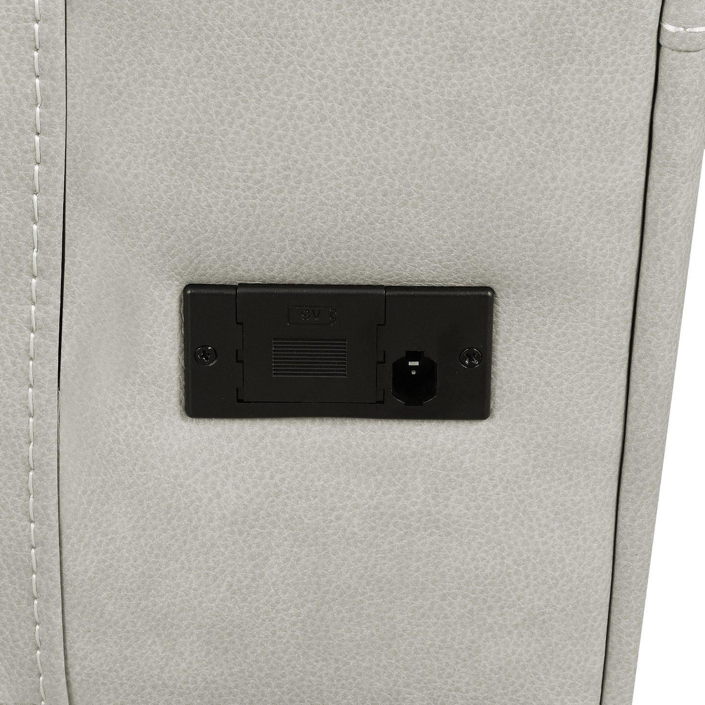 Canapé inclinable triple électrique Brickston gris