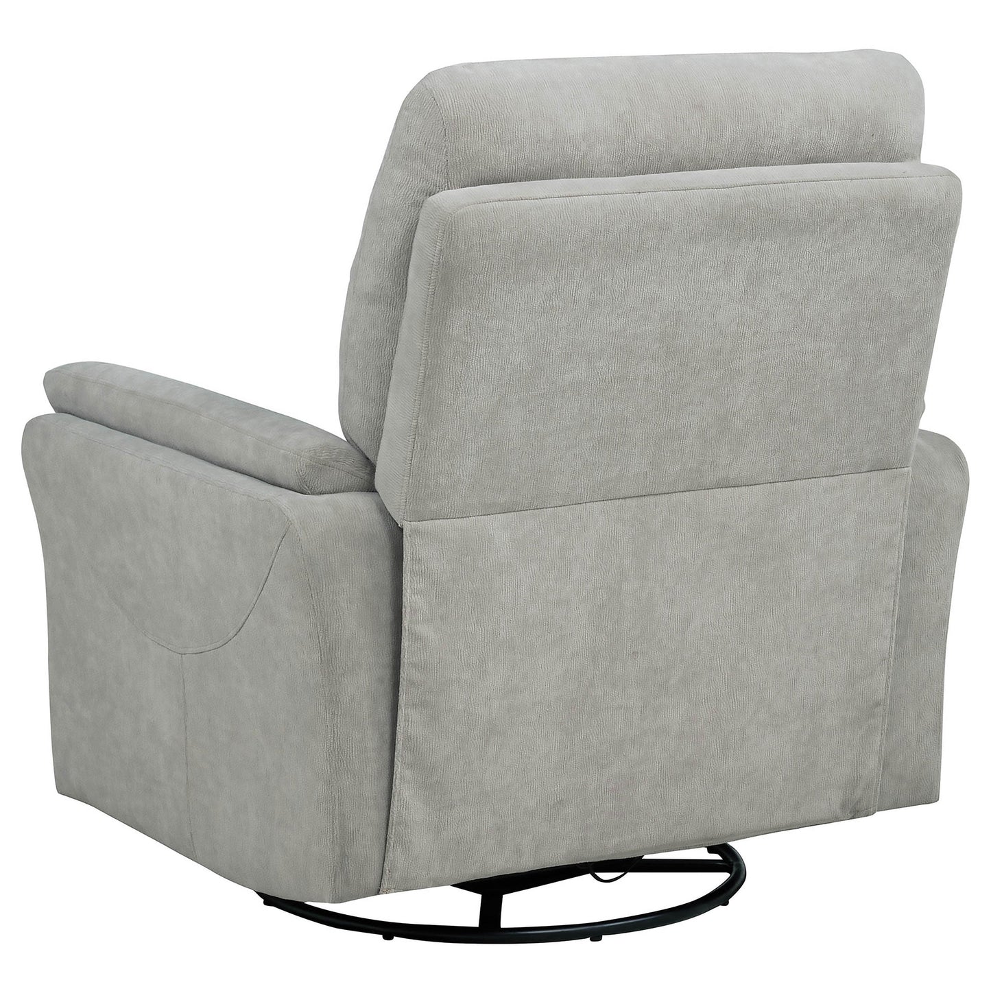 Fauteuil inclinable pivotant électrique rembourré Adler Ivoire