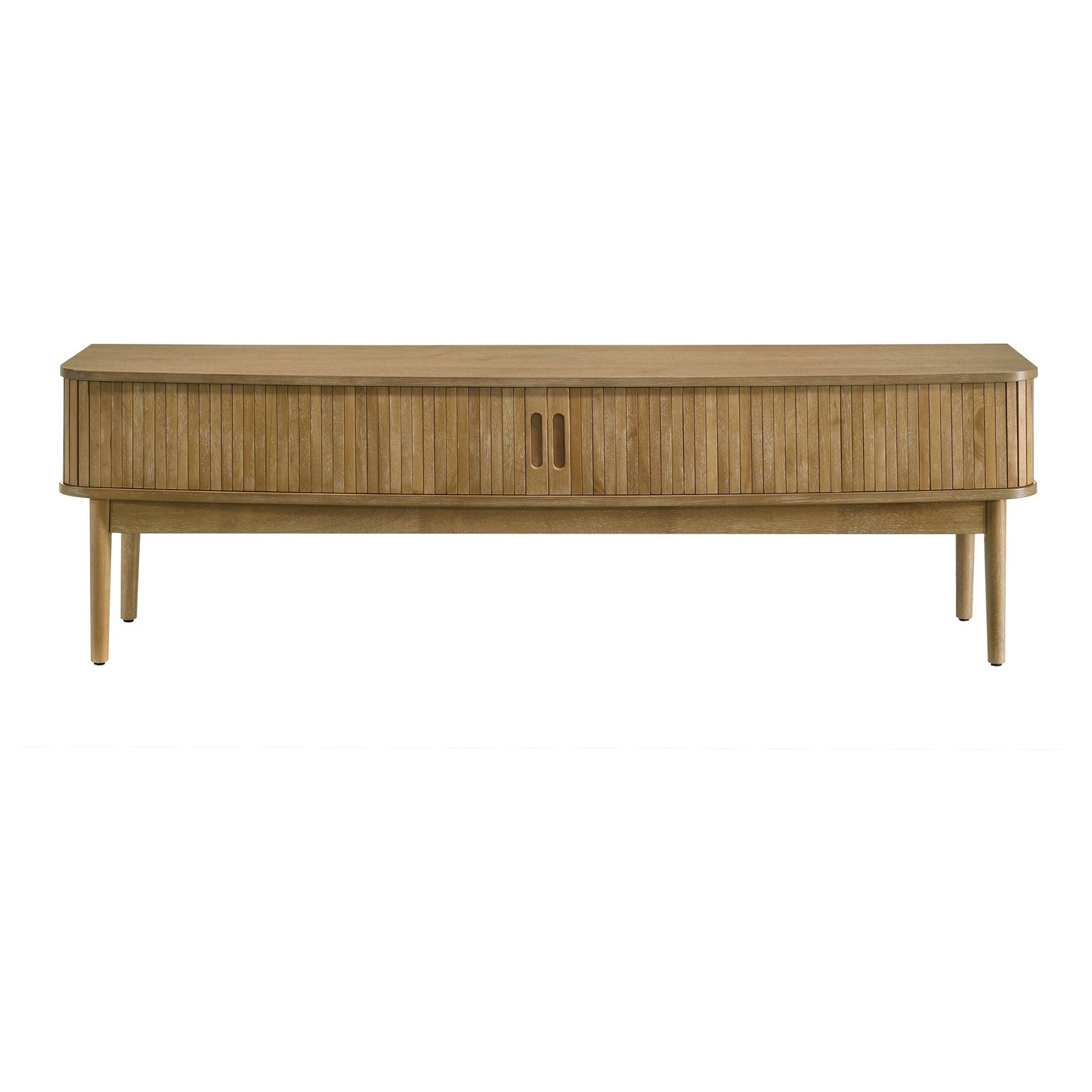 Meuble TV Croyden 71 pouces, console multimédia, patiné naturel