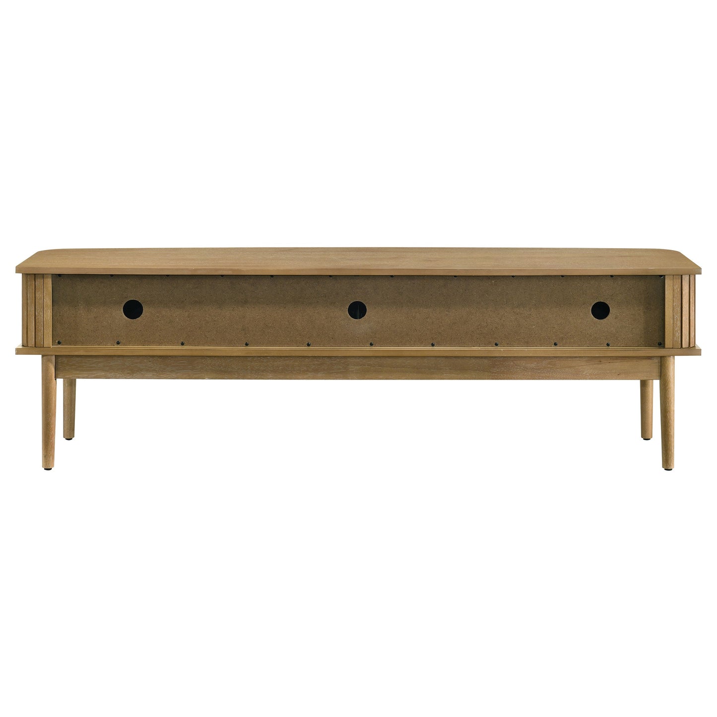 Meuble TV Croyden 71 pouces, console multimédia, patiné naturel