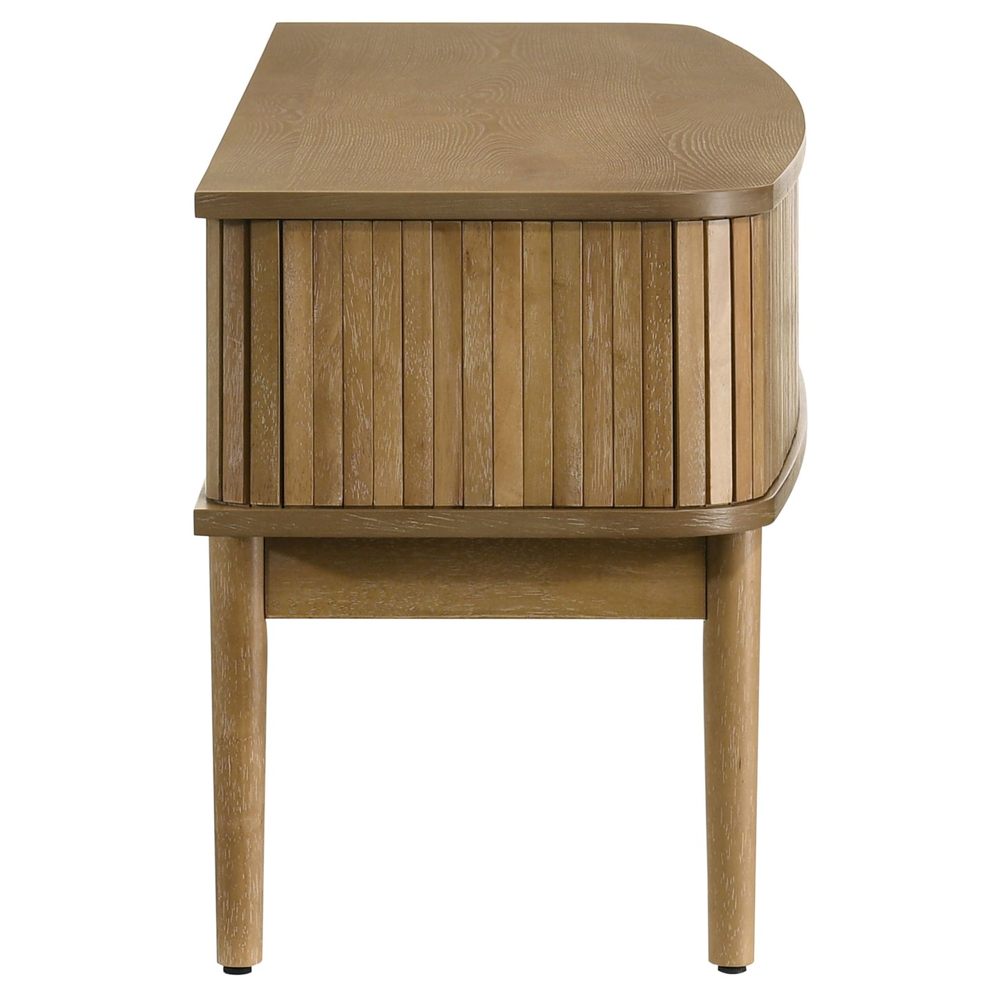 Meuble TV Croyden 71 pouces, console multimédia, patiné naturel