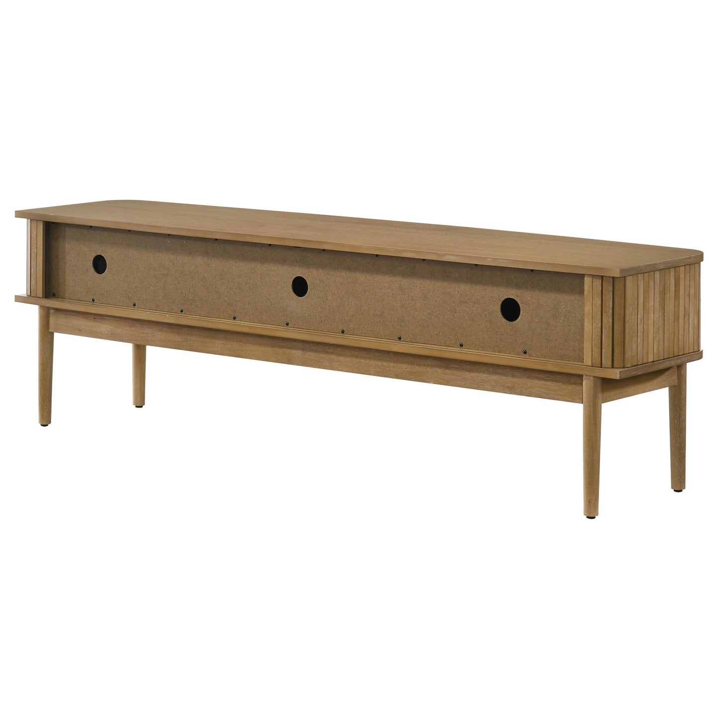 Meuble TV Croyden 71 pouces, console multimédia, patiné naturel