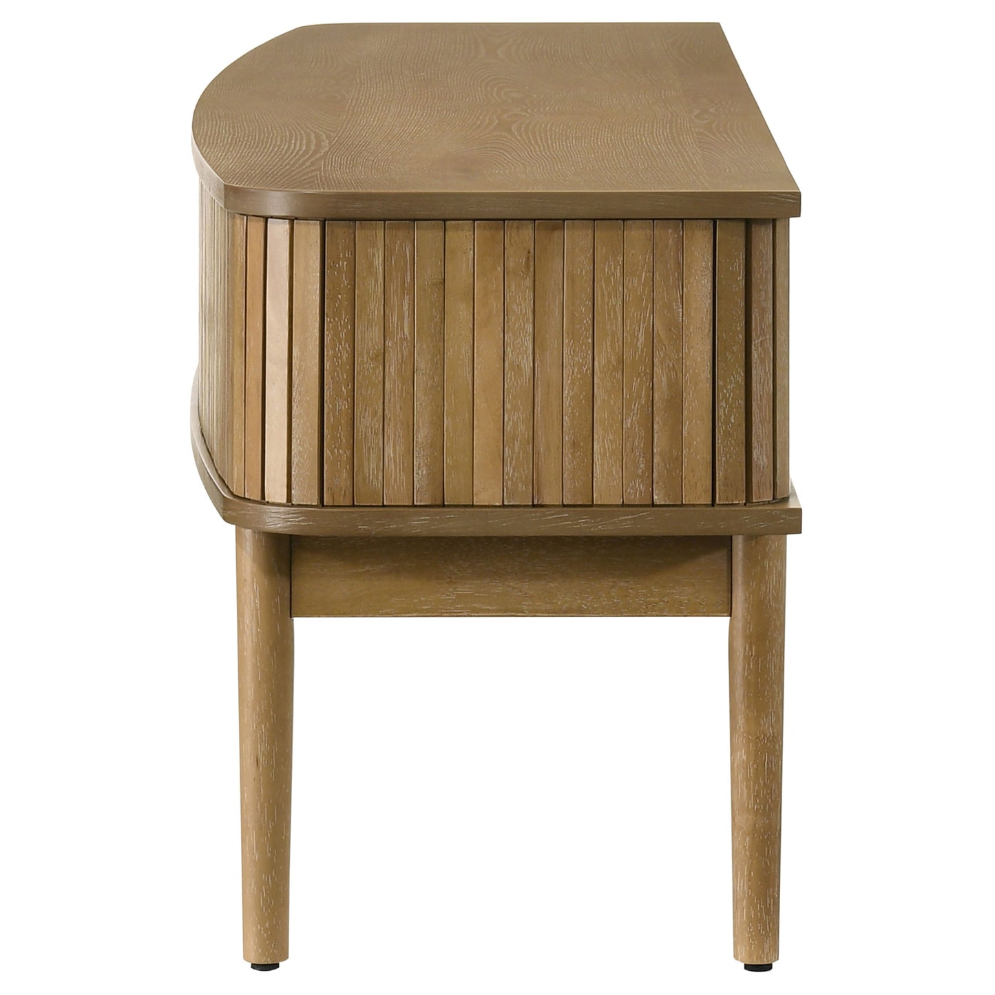 Meuble TV Croyden 71 pouces, console multimédia, patiné naturel