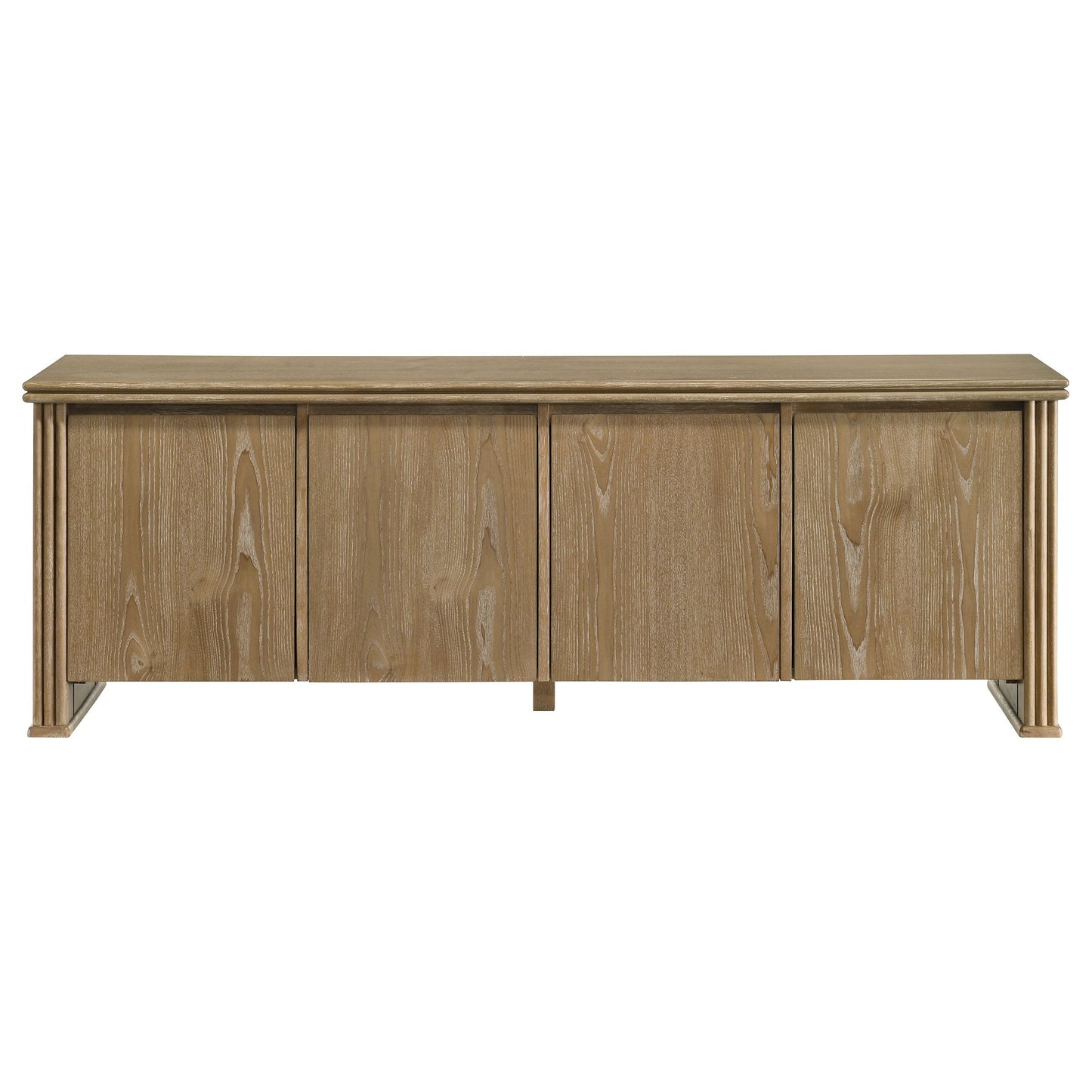 Meuble TV Adina 70 pouces, console multimédia, marron clair vieilli