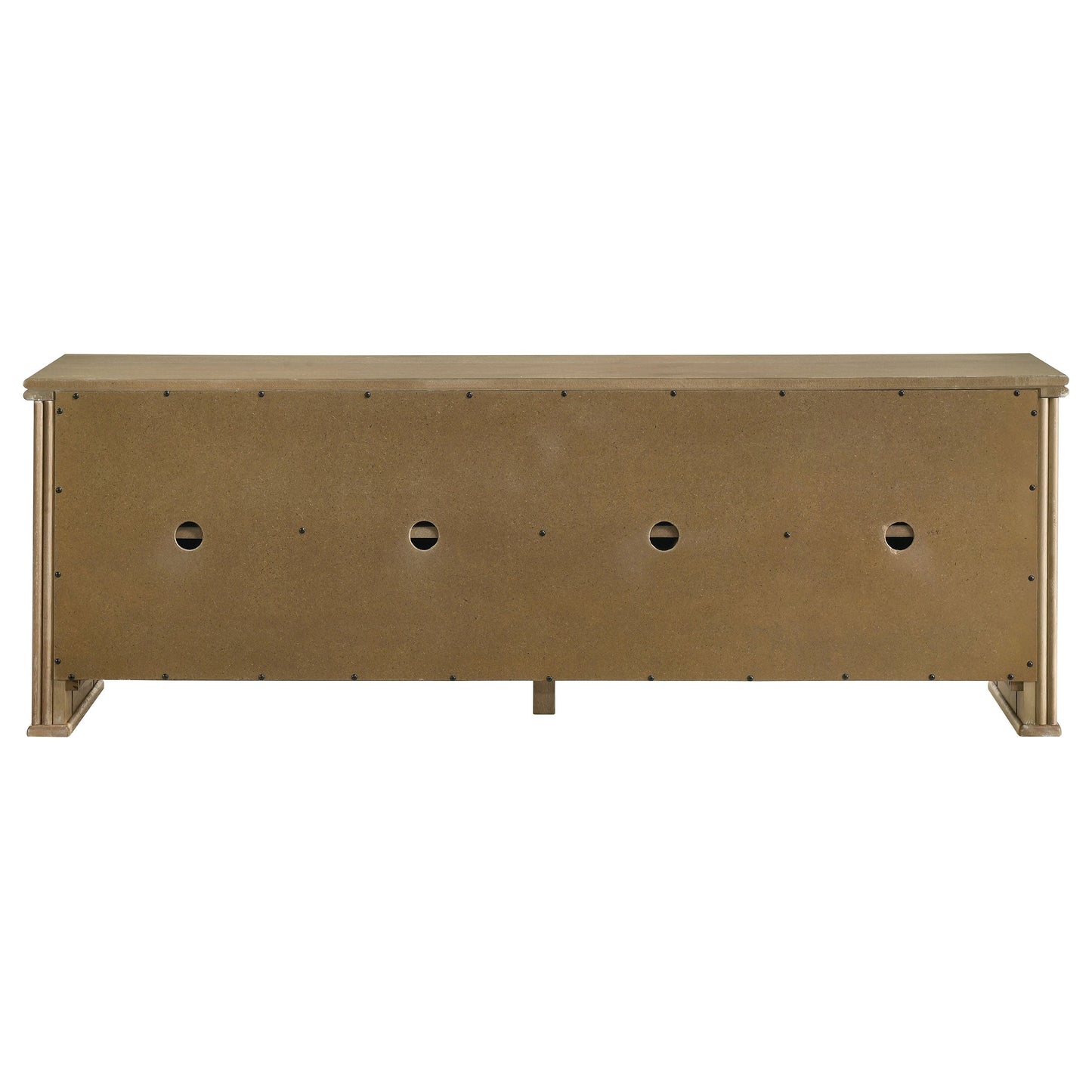 Meuble TV Adina 70 pouces, console multimédia, marron clair vieilli