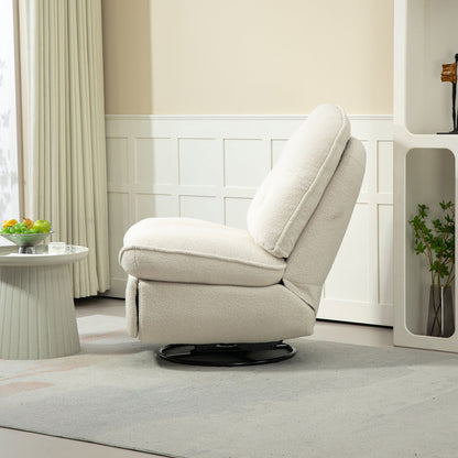 Ensemble de 2 fauteuils de canapé inclinables pivotants à 360 degrés et réglables