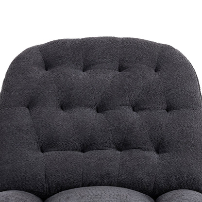 Ensemble de 2 fauteuils de canapé inclinables pivotants à 360 degrés et réglables