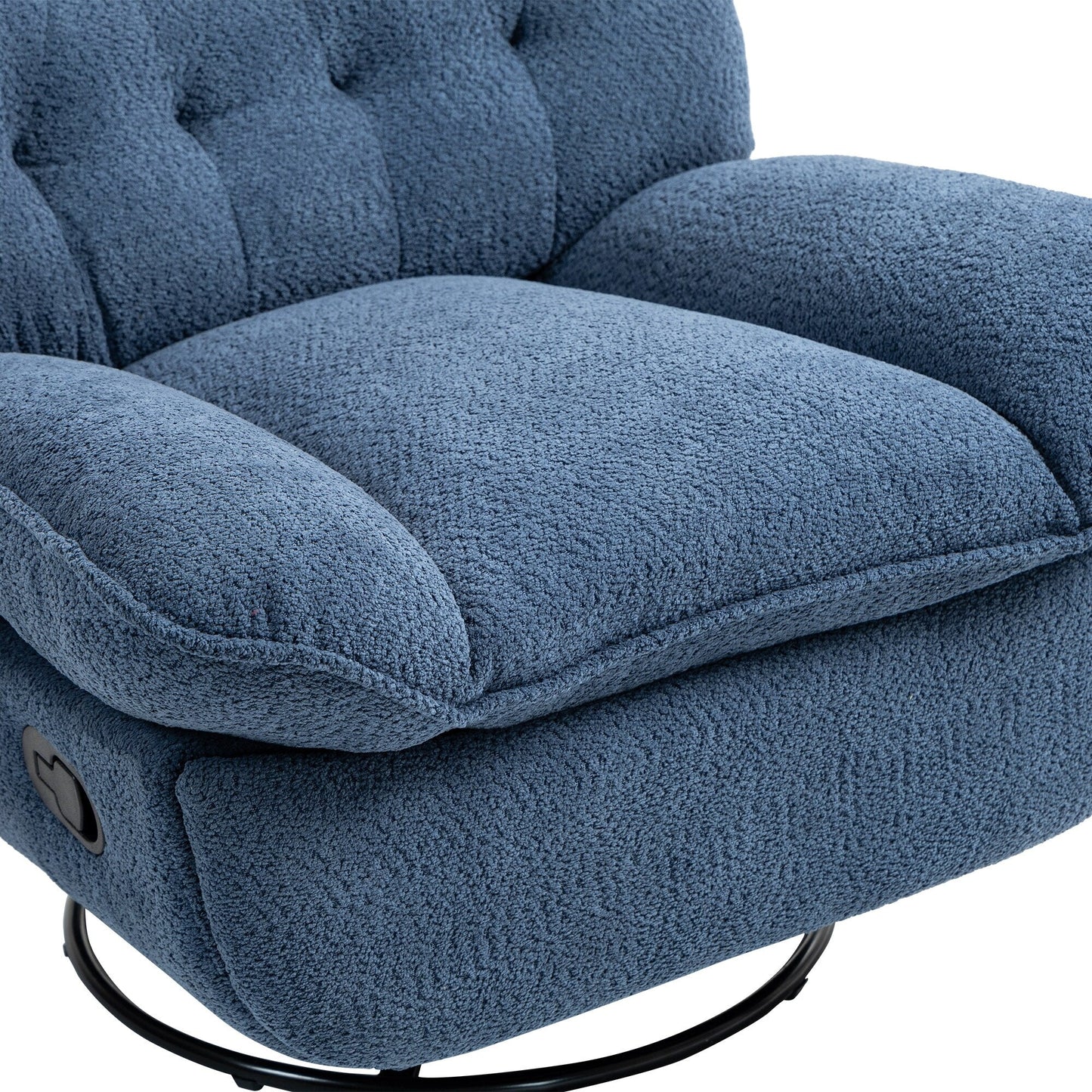 Ensemble de 2 fauteuils de canapé inclinables pivotants à 360 degrés et réglables