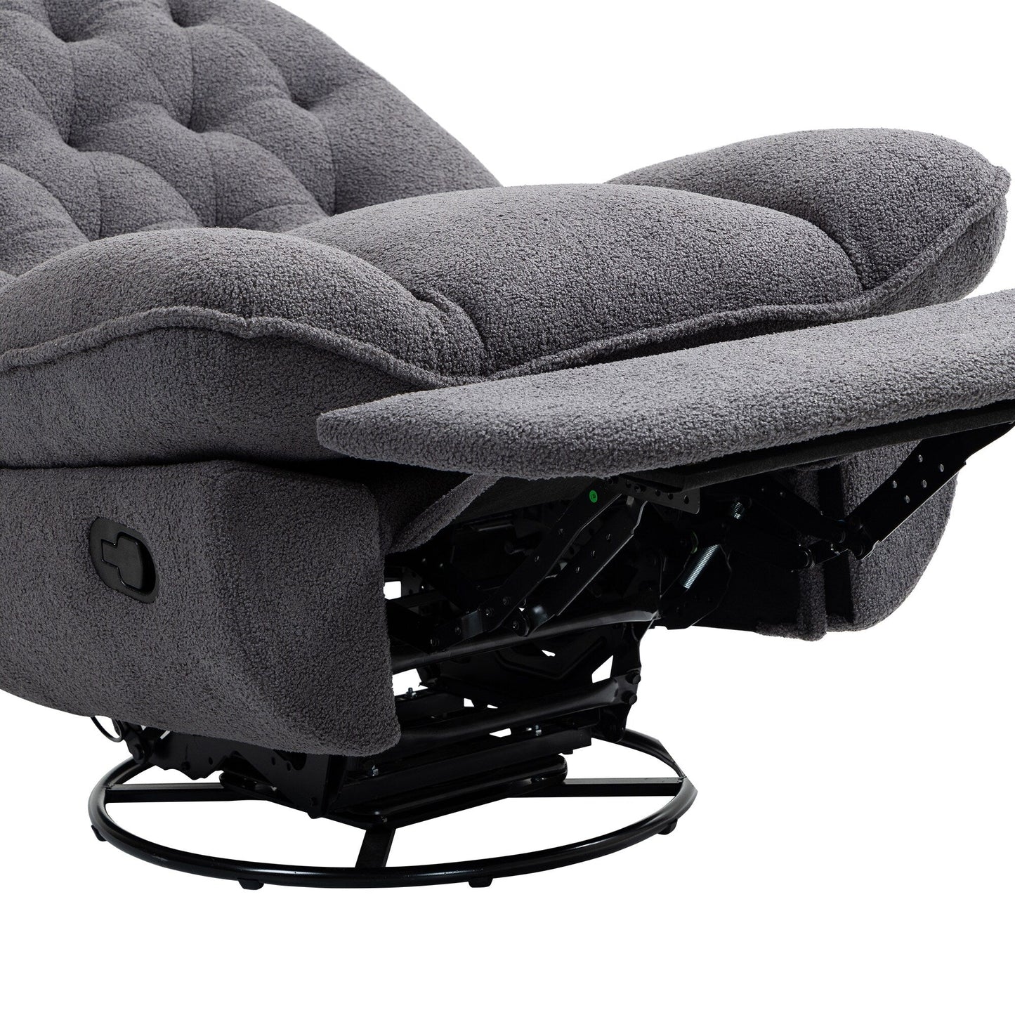 Ensemble de 2 fauteuils de canapé inclinables pivotants à 360 degrés et réglables