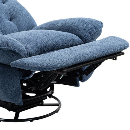 Ensemble de 2 fauteuils de canapé inclinables pivotants à 360 degrés et réglables