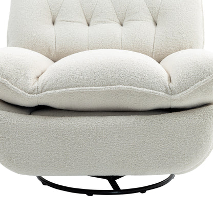 Ensemble de 2 fauteuils de canapé inclinables pivotants à 360 degrés et réglables