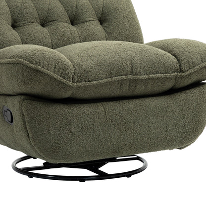 Ensemble de 2 fauteuils de canapé inclinables pivotants à 360 degrés et réglables