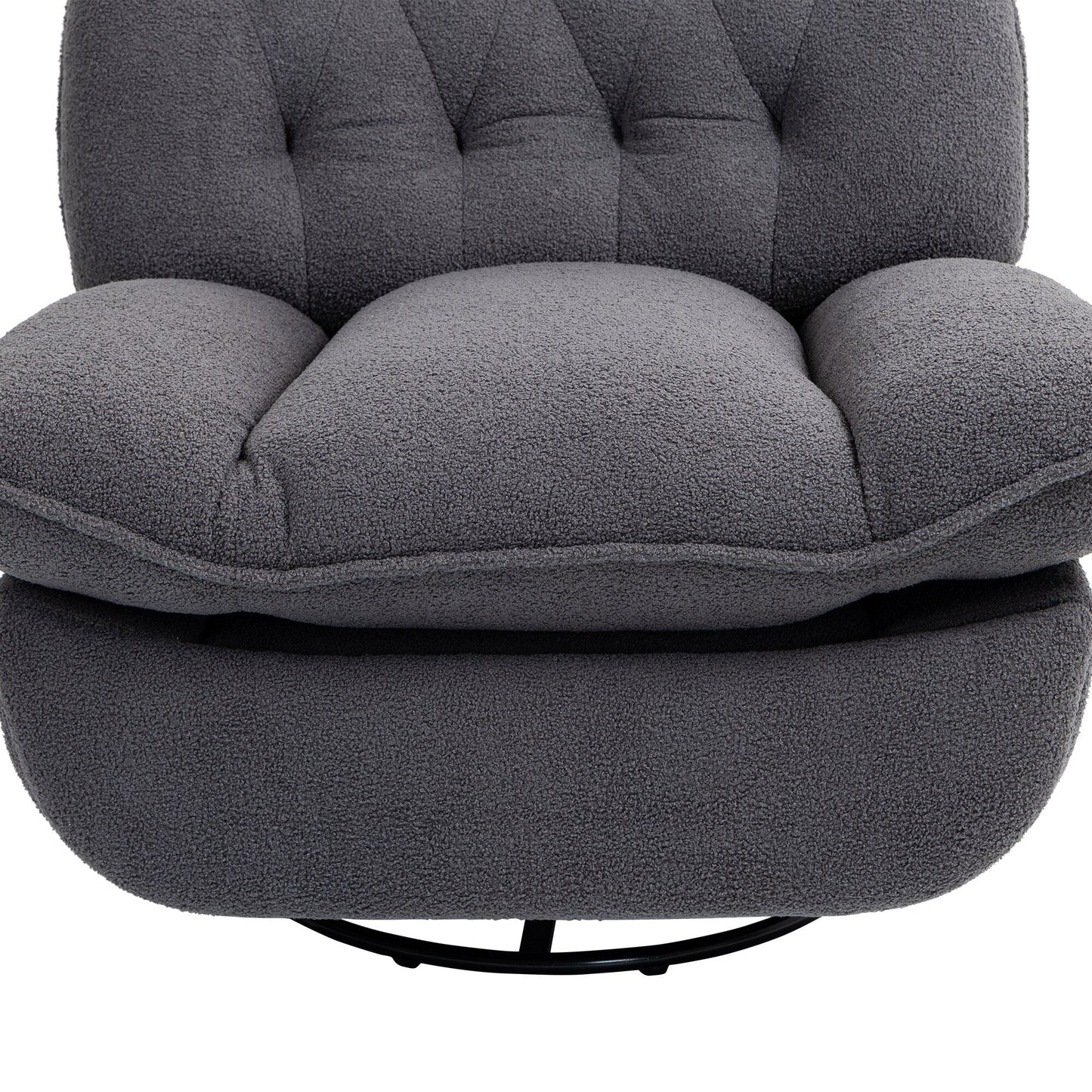 Ensemble de 2 fauteuils de canapé inclinables pivotants à 360 degrés et réglables