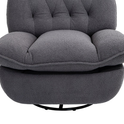 Ensemble de 2 fauteuils de canapé inclinables pivotants à 360 degrés et réglables