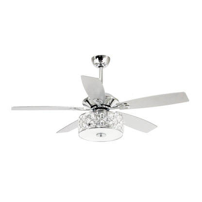 Ventilateur de plafond moderne à 4 lumières avec télécommande