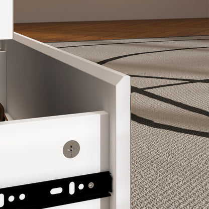 Commode d'appoint à 9 tiroirs 63W pour salon, chambre à coucher