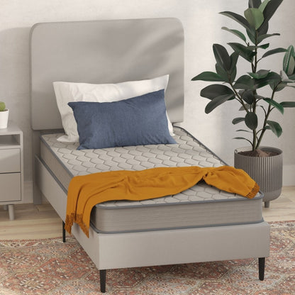 Matelas hybride à ressorts et plateau moyen