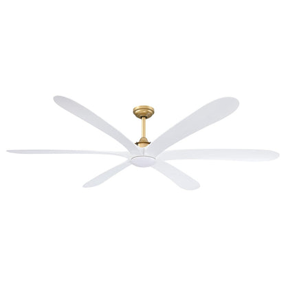 Grand ventilateur de plafond à courant continu à 6 pales en bois flotté de 72 pouces avec lumière et télécommande