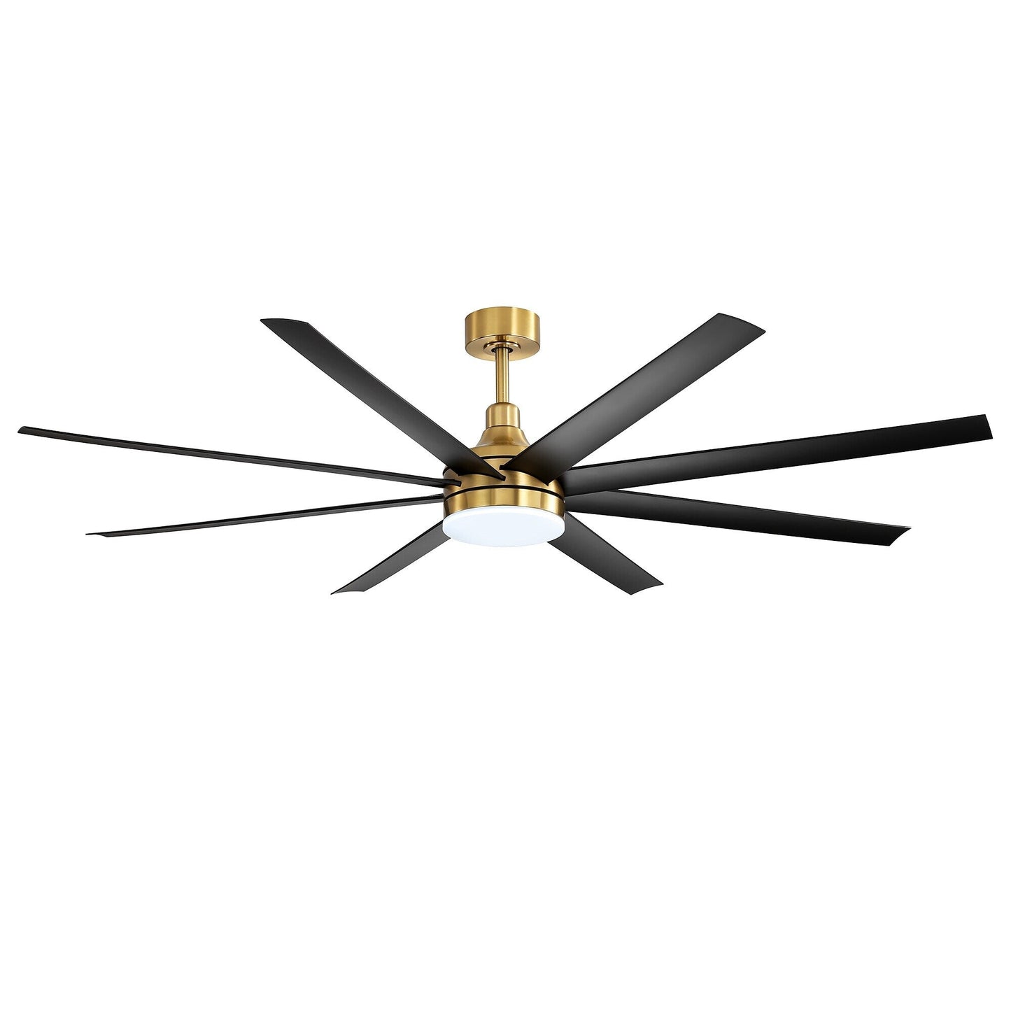 Grand ventilateur de plafond de 72 pouces avec télécommande et éclairage LED - 8 pales