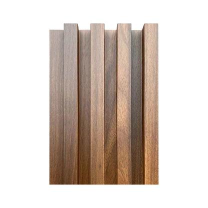 Panneau de revêtement mural en bois massif 93 po x 6 po x 0,8 po - 3 pièces + 1 pièce de garniture d'extrémité
