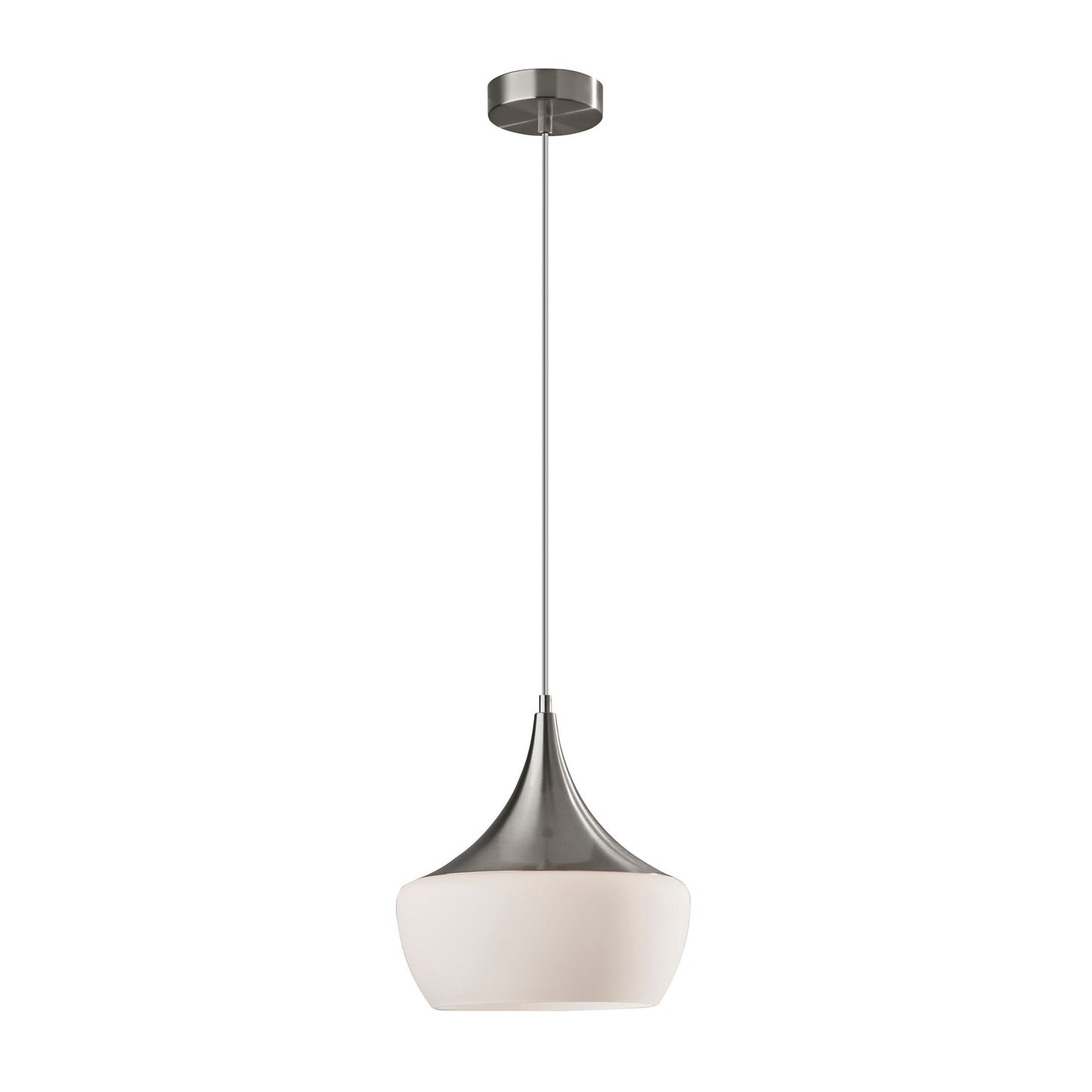 Lampe suspendue Eliza noire ou acier Adesso