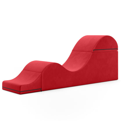 Chaise longue convertible Avana Kami / Yoga et massage - Ottomane 2 en 1 avec fauteuil de yoga pliable dissimulé, microvelours - N/A