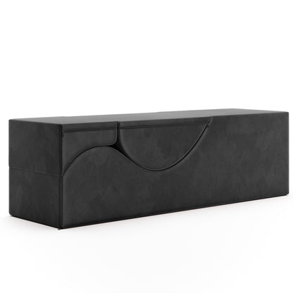 Chaise longue convertible Avana Kami / Yoga et massage - Ottomane 2 en 1 avec fauteuil de yoga pliable dissimulé, microvelours - N/A