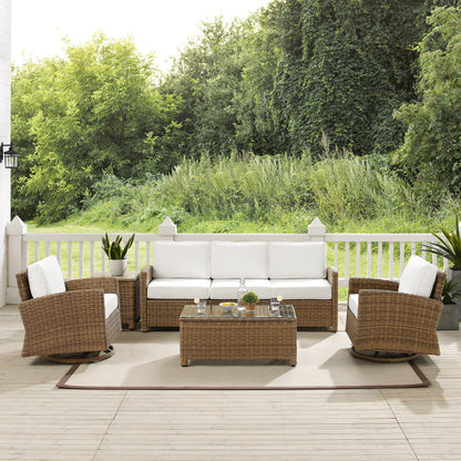 Ensemble canapé et fauteuil pivotant Crosley Bradenton 5 pièces