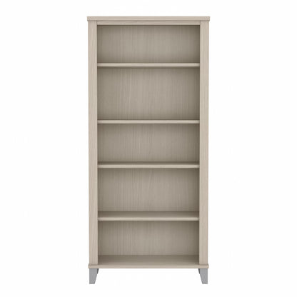 Bibliothèque haute à 5 étagères Bush Furniture Somerset avec tablettes réglables