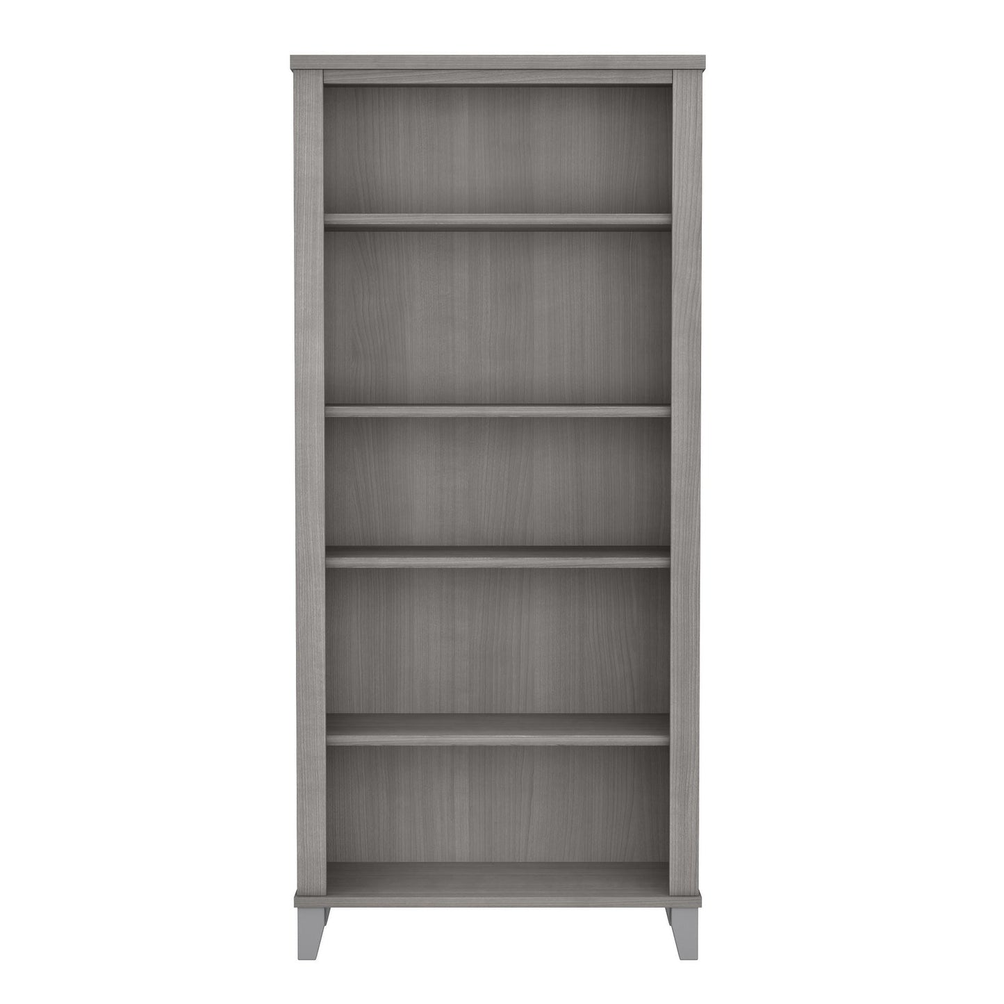 Bibliothèque haute à 5 étagères Bush Furniture Somerset avec tablettes réglables