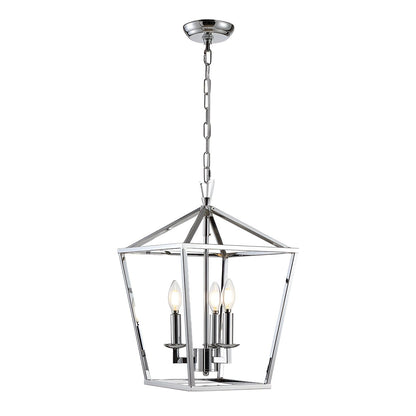 Lustre suspendu style lanterne à bougie pour escalier ou îlot de cuisine - N/A