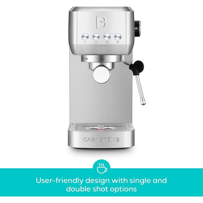 Machine à expresso professionnelle Casabrews 3700E 20 bars avec mousseur à lait - N/A