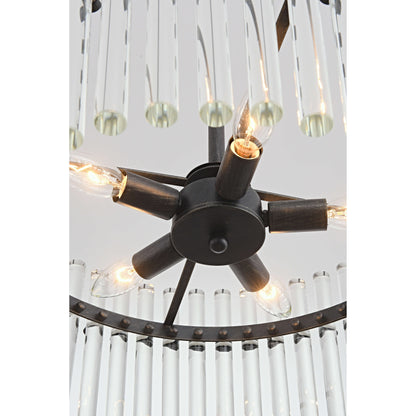 Lustre en cristal Casandra à 5 lumières