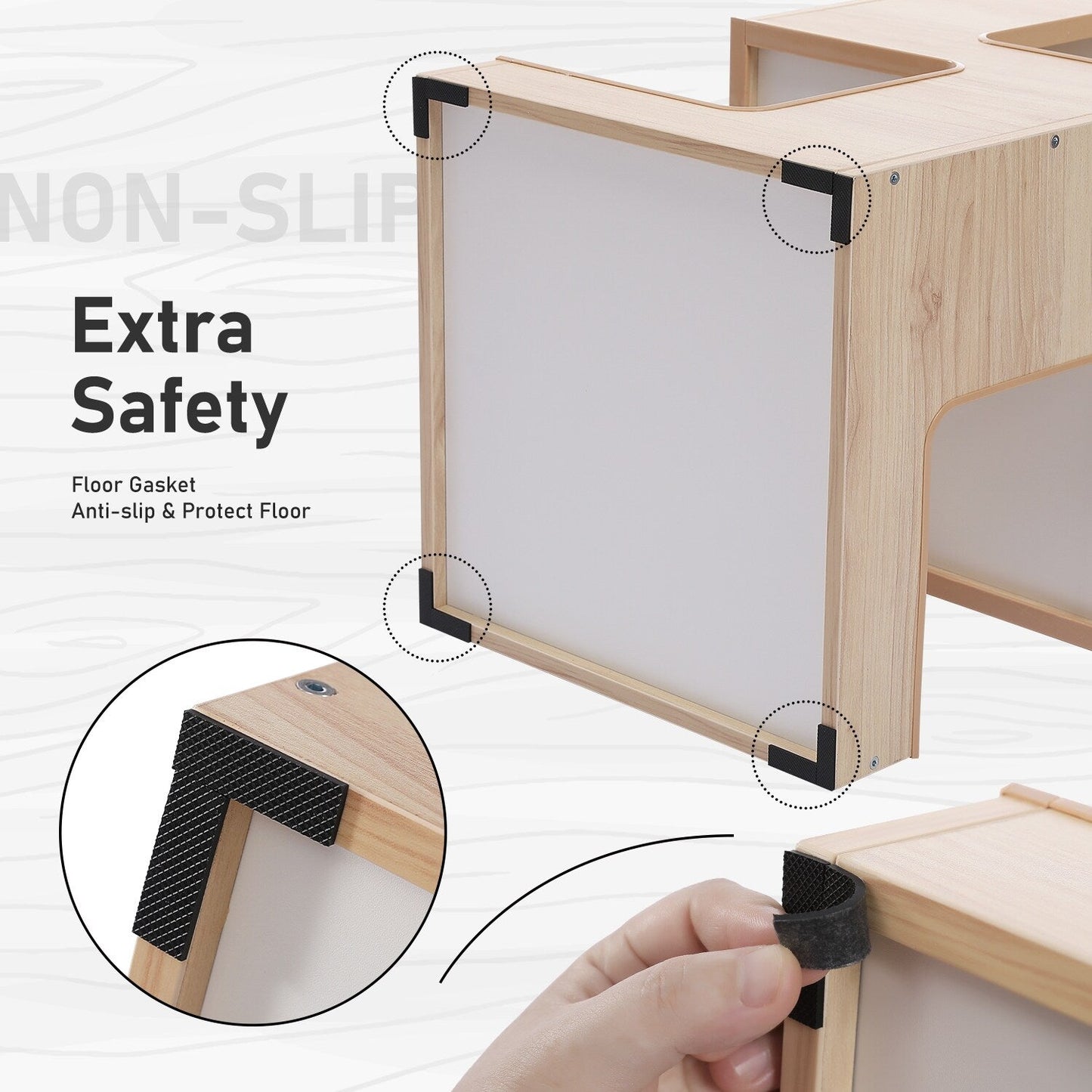 Niche pour chat, lit pour chat, arbre à chat avec griffoir et tapis amovibles