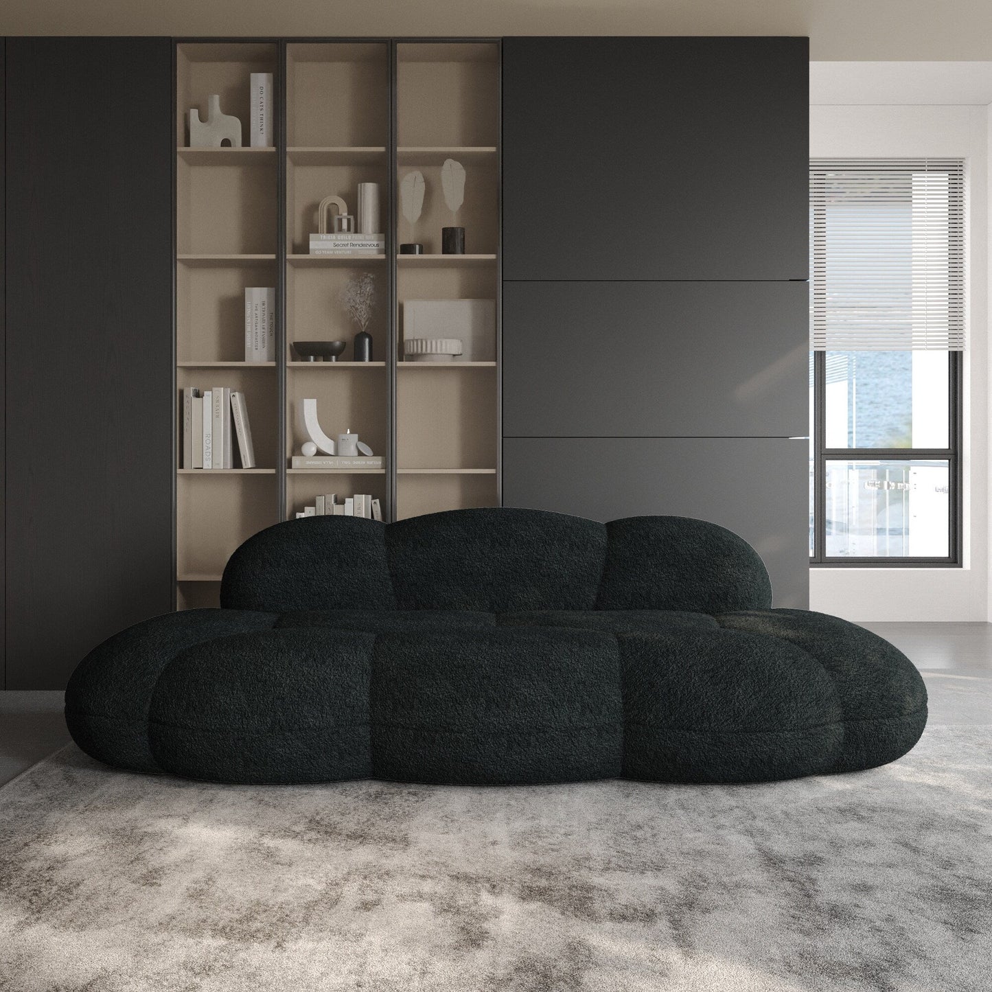 Canapés en forme de nuage pour salon, canapé compressé moderne et confortable, canapé de loisirs en forme de nuage pour chambre à coucher, appartement