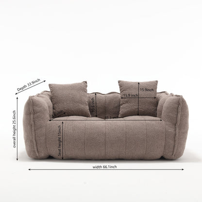 Canapé inclinable carré confortable